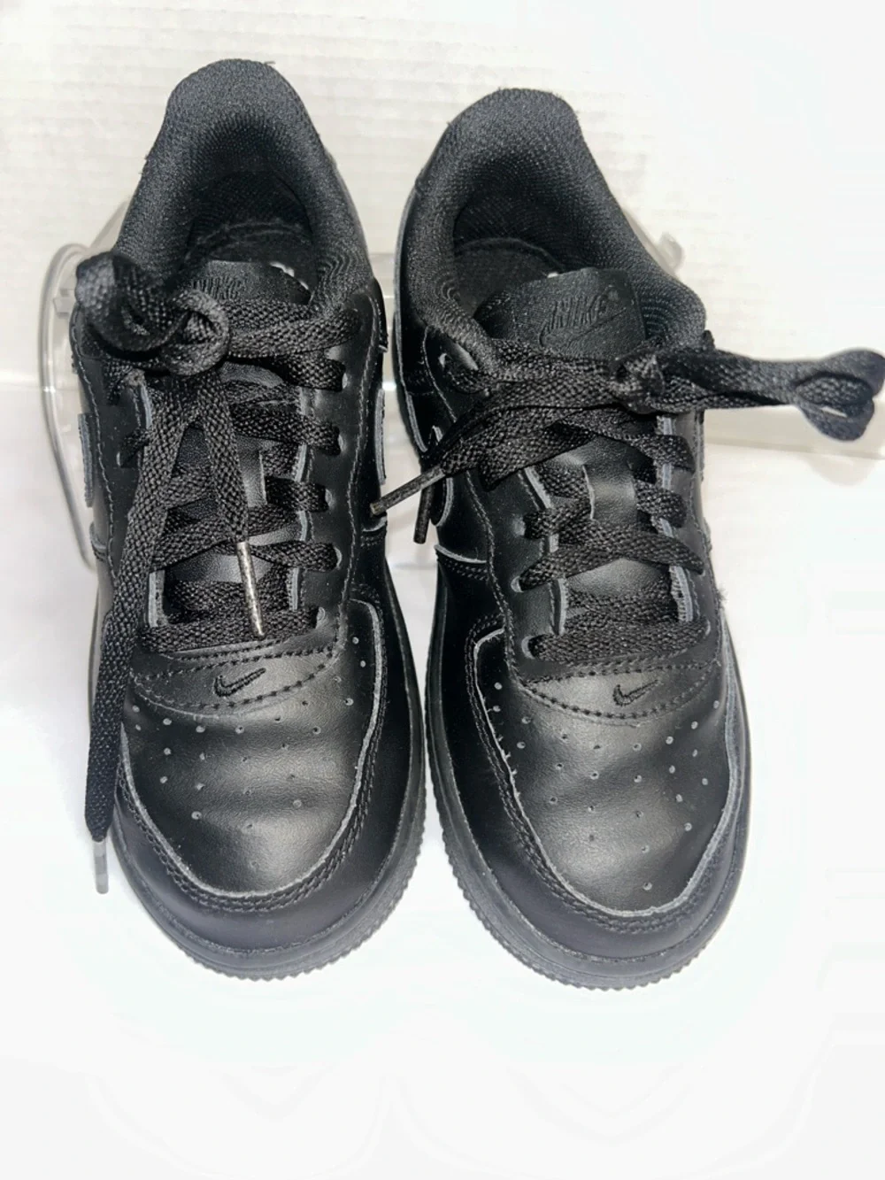 Nike Forcé 1 Kids Black Low-Top Sneakers